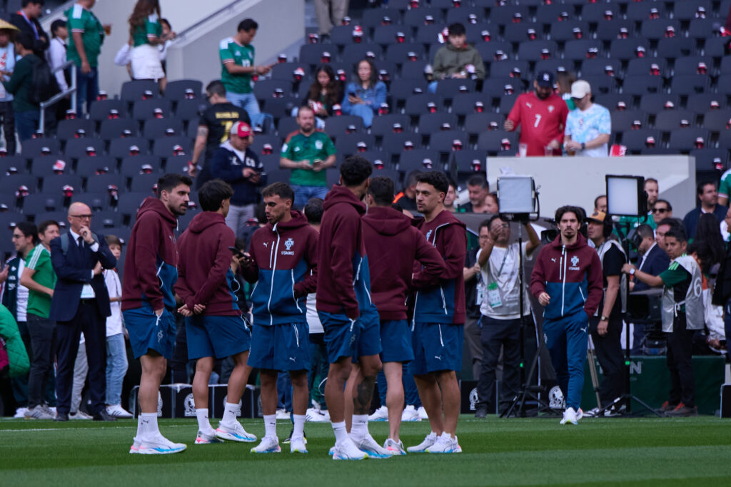 Previo al encuentro de México vs Portugal